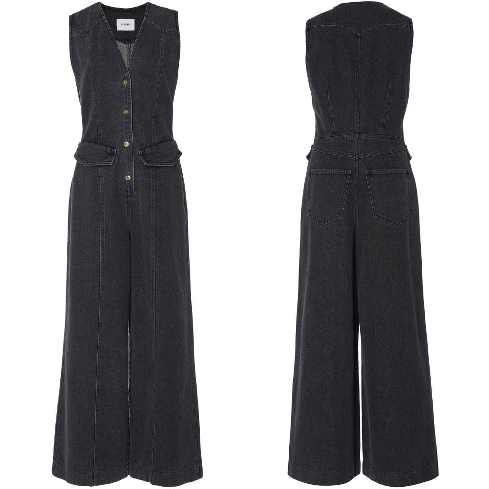 NANUSHKA Freya Denim Jumpsuit Size Medium M - Picture 2 of 6